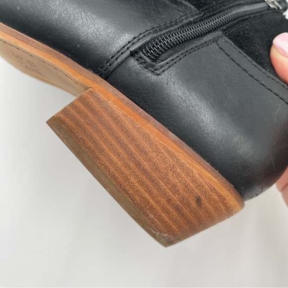 Frye and Co. Women's 10 Black Suede & Leather Rubie Zip Ankle Boots Western - Picture 13 of 14